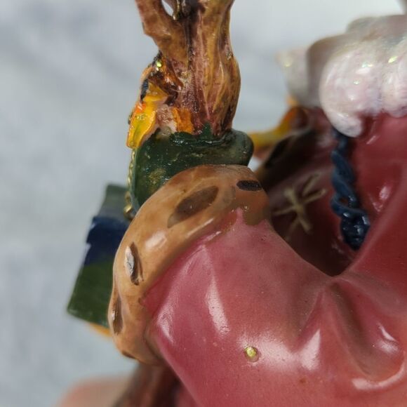 Ceramic Santa Claus Figurine Wonderful Detail! 10" Tall - Picture 14 of 17